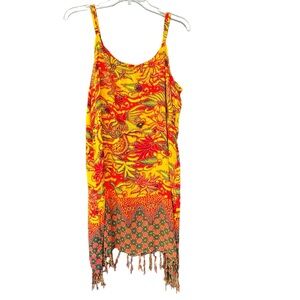 Boho chic fringe dress